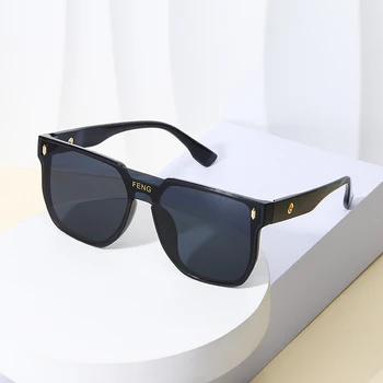 Роскошные Женские Солнцезащитные очки в большой оправе для мужчин, Винтажный Модный бренд, Дизайнерские Солнцезащитные очки для вождения, Женские Очки с квадратными оттенками UV400