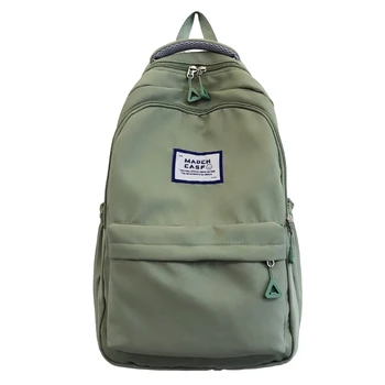 Рюкзак для колледжа, сумка для книг для студентов-подростков, дорожный рюкзак Черный / синий / Белый /зеленый
