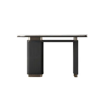 Светодиодная подсветка для шкафа на крыльце, Роскошная итальянская минималистичная Мраморная веранда, стол, перегородка для гостиной