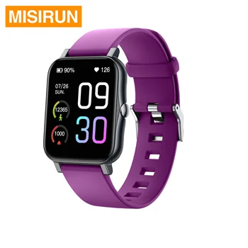 Смарт-часы MISIRUN, умные часы с экраном для телефонов Android и iOS, совместимый фитнес-трекер с частотой сердечных сокращений, сном, содержанием кислорода в крови