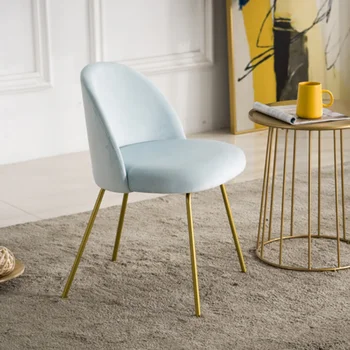 Современный дизайн офисного кресла Современный минималистичный стул для спальни Роскошная мебель для ресторана Nordic Lounge Muebles Para El Hogar