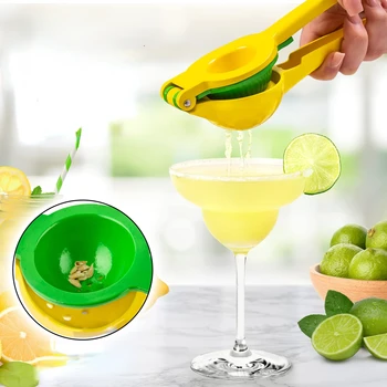 Соковыжималка для лимона Simple Craft 2-В-1-Простая в использовании Ручная соковыжималка Ручной пресс-Соковыжималка для лимона и лайма Извлекает соки за считанные секунды
