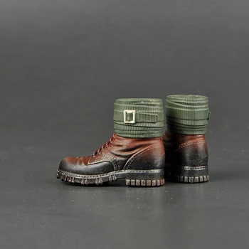 Солдат Немецкой армии Второй мировой войны в масштабе 1/6, горные ботинки, леггинсы, модель обуви, коллекция игрушек Action Body Doll