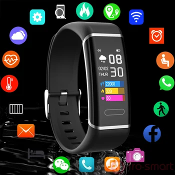 Спортивные Смарт-часы Для Мужчин И Женщин Smartwatch Электроника Смарт-Часы Для Android IOS Фитнес-Трекер Новые Модные Смарт-часы CT6