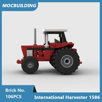 Строительные блоки MOC International Harvester 1586 Модель DIY Assembly Bricks Креативные Развивающие Детские игрушки Детские подарки 106ШТ