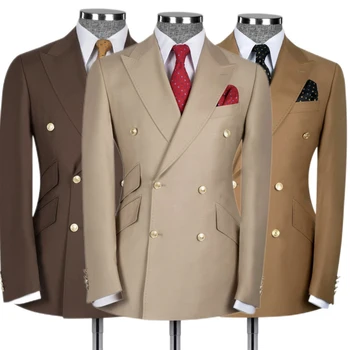Только куртка, 1 ШТ. Модный мужской костюм, официальный бутик, деловой/ мужской костюм, пиджак с козырьком и лацканами для свадьбы