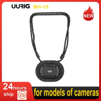 Универсальное крепление для нательной камеры UURIG BH-15, магнитный шейный держатель, крепление камеры для BOBLOV & Most Body Cam прилипает к одежде
