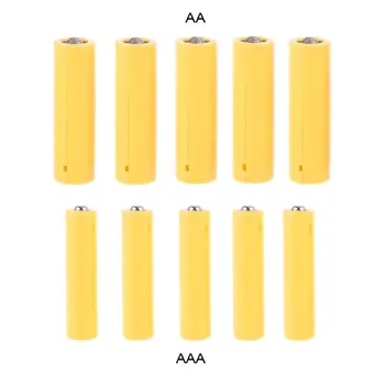 Универсальный муляж размера AAA AA, поддельный для чехла, для заполнителя оболочки, цилиндрический проводник, используемый с перезаряжаемыми батареями