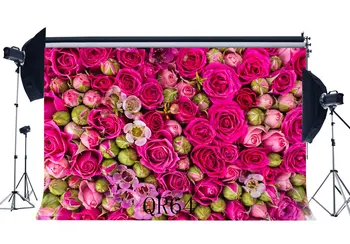 Фоновые изображения для фотосъемки День Святого Валентина, Причудливые цветущие розы, Дети, взрослые, Портреты влюбленных