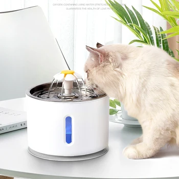 Фонтан для воды для кошек, поилка для собак, автоматический дозатор воды 2,4 л, USB, супер тихая поилка, Автоматическая кормушка, товары для домашних животных