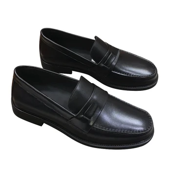 Франция zzingia кожаная обувь мужская кожаная деловая официальная мужская обувь Британский тренд, подчеркивающий мужскую повседневную обувь