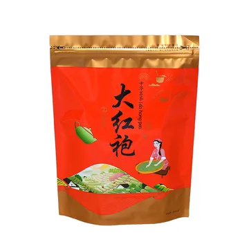 Чай Улун Da Hong Pao Пакетик для чая на молнии, герметичный пакетик, запечатывающий карман, Самонесущий пакетик, упаковка для чая БЕЗ упаковочного пакета