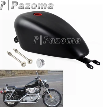 Черный Moto 3.3 GAL EFI Топливный Бак Мотоцикла Масляный Газовый Бак для Harley Sportster XL1200 XL883 XL 883 1200 2004-2006