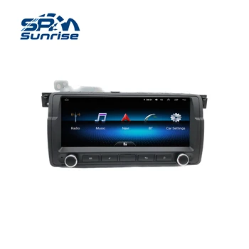 Экран Tesla Android Мультимедиа стерео автомобильный DVD-плеер, головное устройство навигации, GPS-радио для BMW 3 серии E46 1996-2006 8,8 